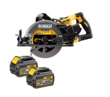 Dewalt DCS577T2 54V XR FLEXVOLT 190mm High Torque Circular Saw with 2 x 6.0/2.0Ah Batteries, Charger and Bag £539.95